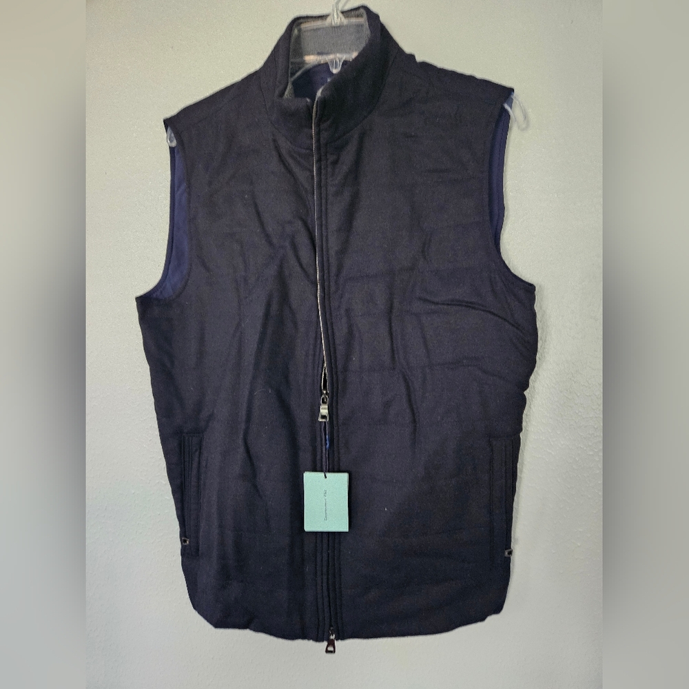 Peter Millar Excursionist Flex Blue Navy Vest Size M
